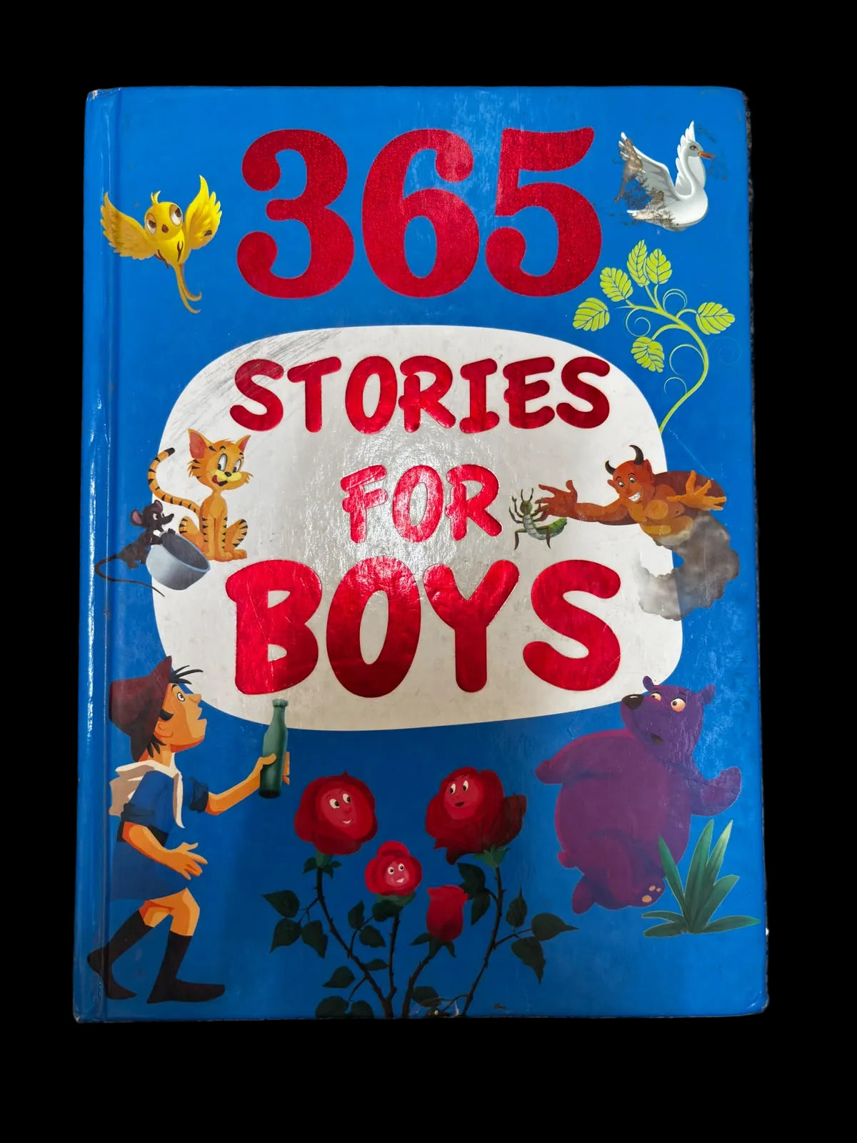 365 Stories for Boys – Hardcover Children's Illustrated Storybook (Pre-Loved)