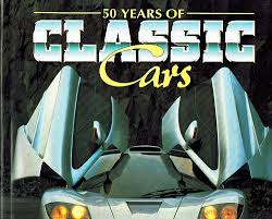 50 years of classic cars book by jonathan wood hardcover (rare)