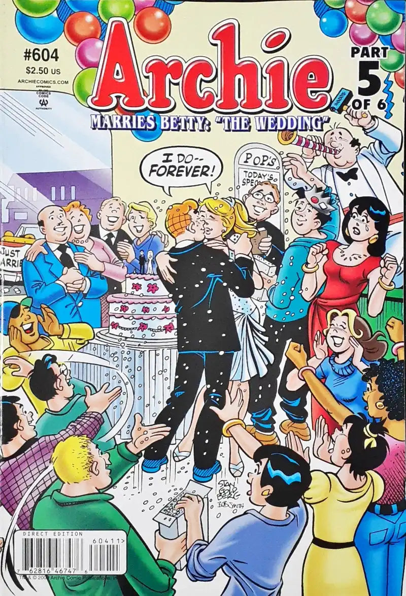 Archie #604, "Archie Marries Betty: The Wedding