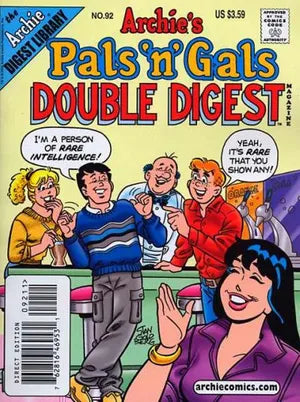 "Archie's Pals 'n' Gals Double Digest" magazine 92 (Rare)