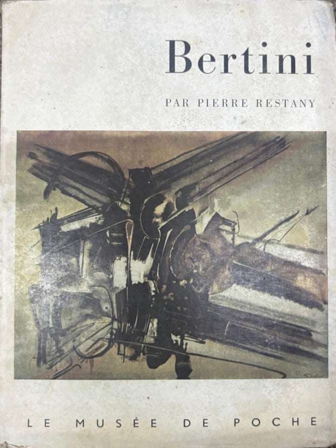 Bertini By Pierre Restany (Rare)