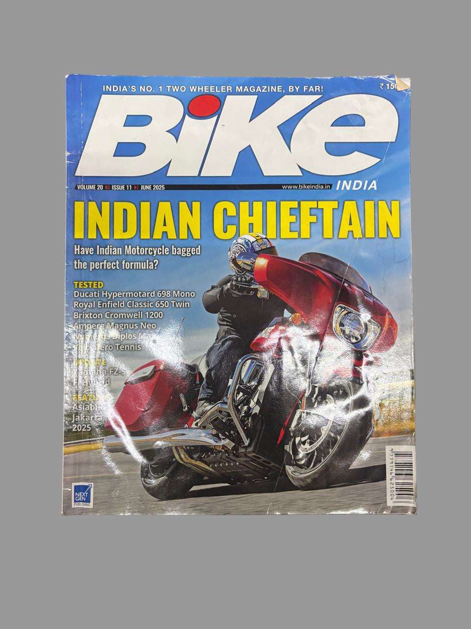 Bike VOLUME 20 ISSUE 11 JUNE 2025  INDIA By INDIAN CHIEFTAIN