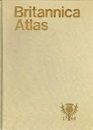 Britannica atlas Hardcover by and Rand McNally and Company Encyclopaedia Britannica, inc (Rare)