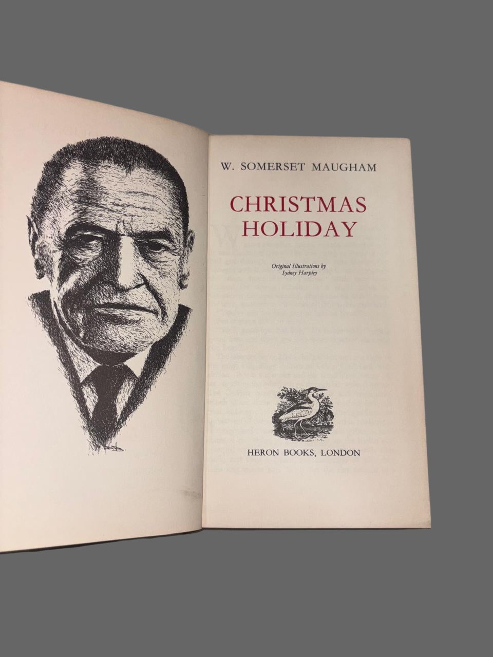 CHRISTMAS HOLIDAY By W. SOMERSET MAUGHAM