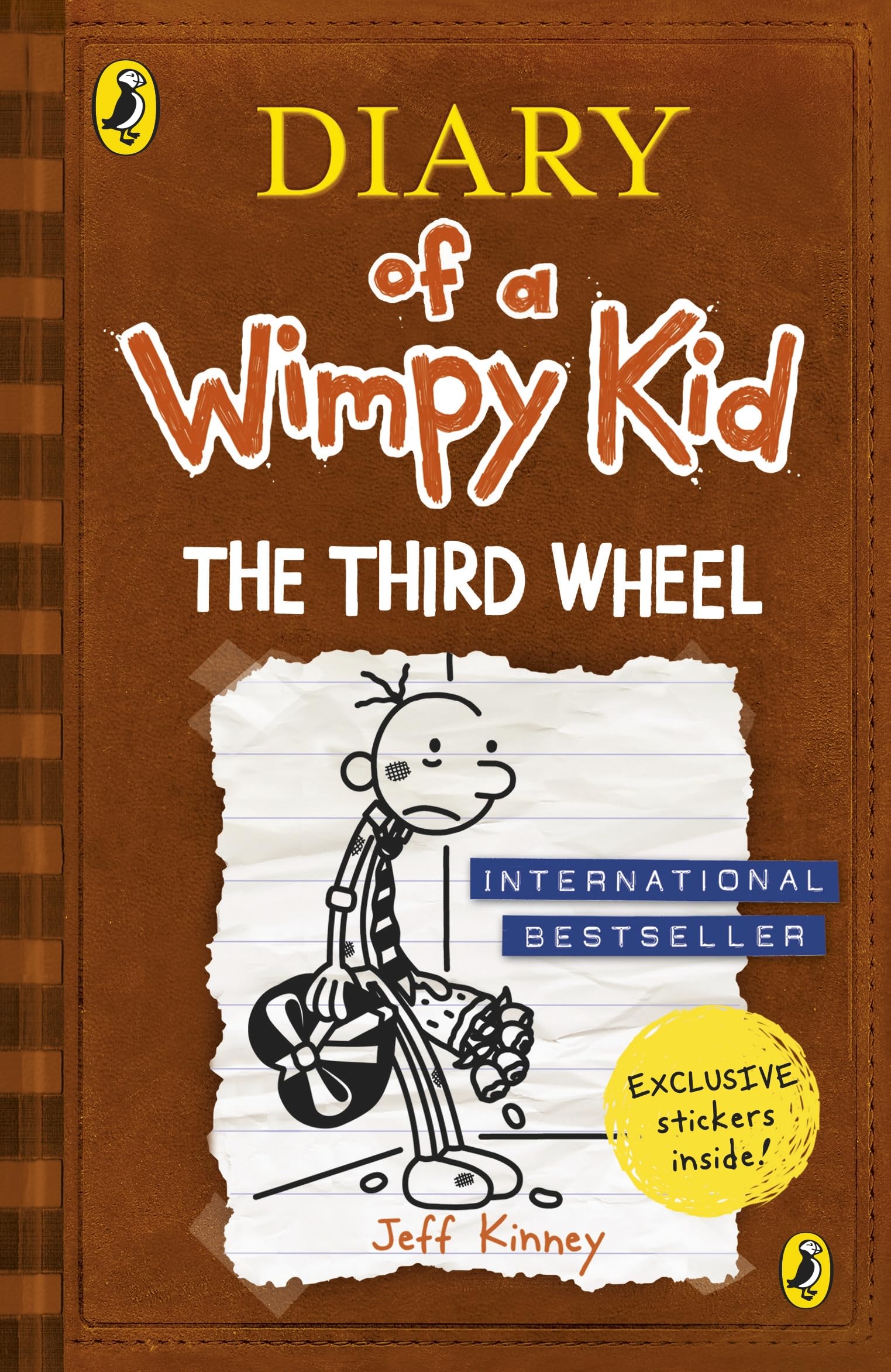 Diary of a Wimpy Kid #7 The Third Wheel, Jeff Kinney