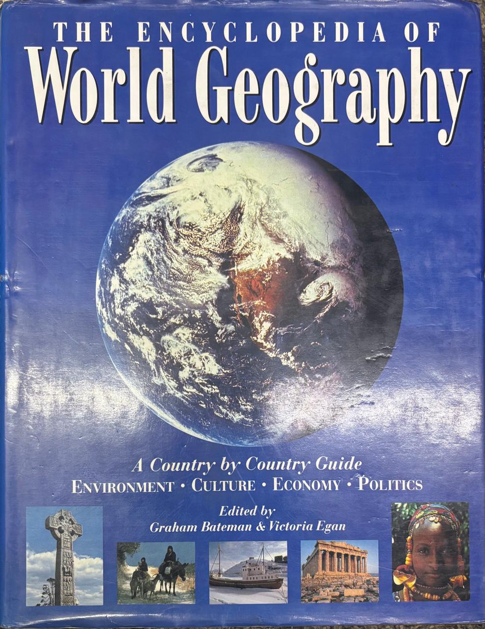 Encyclopedia of world geography Hardcover by Graham Bateman (Rare)