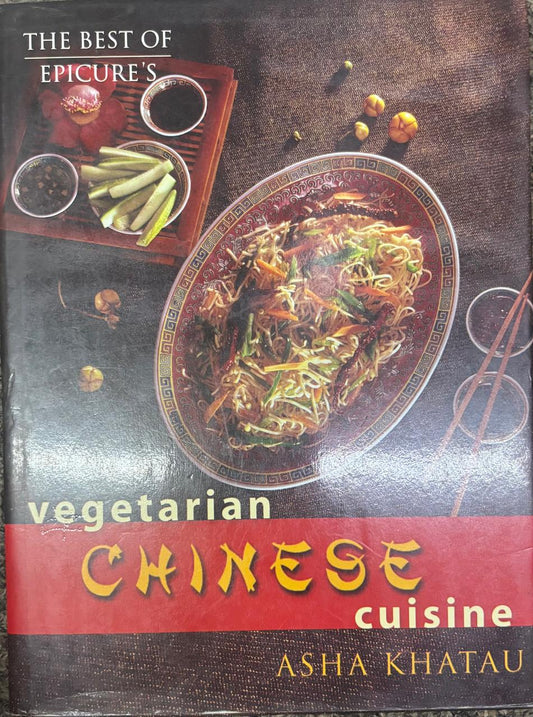 Epicure's Vegetarian Chinese Cuisine Book by Asha Khatau (Rare)