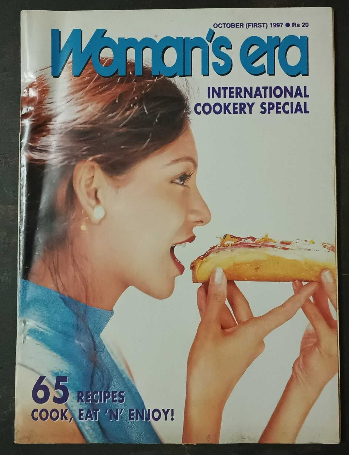 INDIA WOMAN & FILM MAGAZINE WOMAN'S ERA 1997 STORIES, ARTICLES RECIPIES LOT OF 2 (Rare)