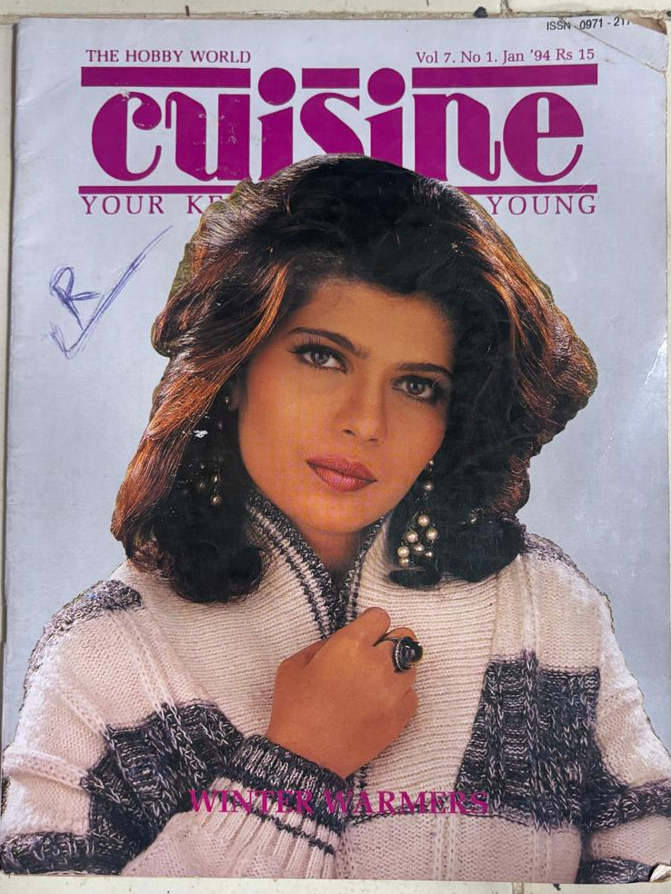 ISSN 0971 THE HOBBY WORLD Vol 7. No 1. Jan '94 Rs 15 cuisine YOUR KE YOUNG