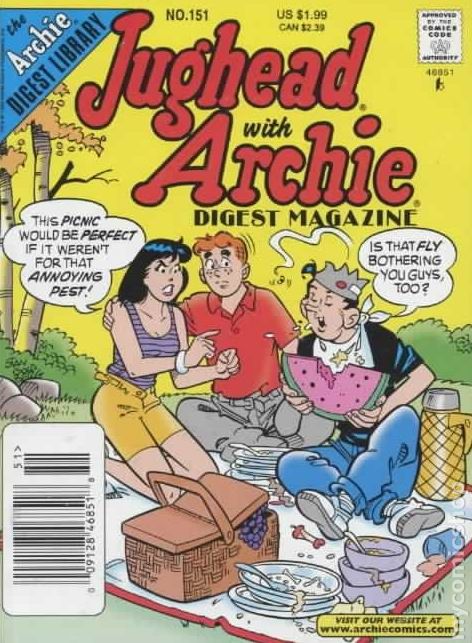 Jughead with Archie Digest Magazine No 151 (Rare)