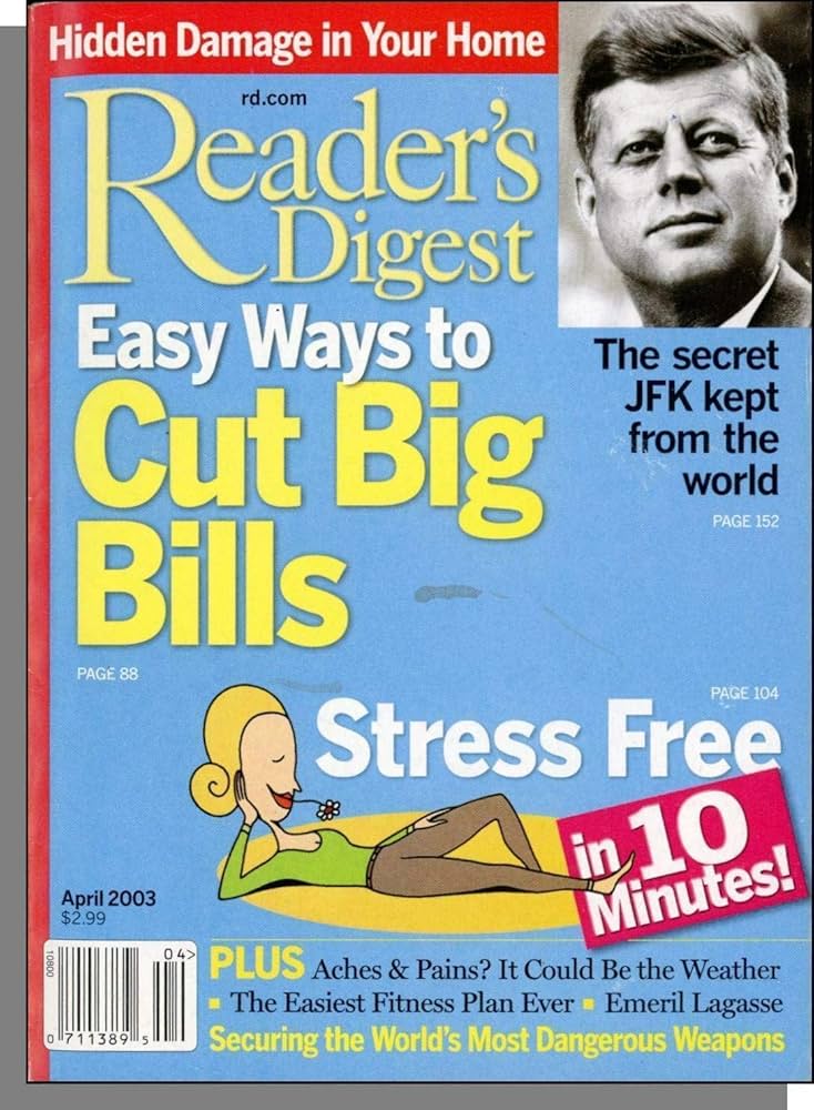 Reader’s Digest . Edition :- ( April 2003 )
