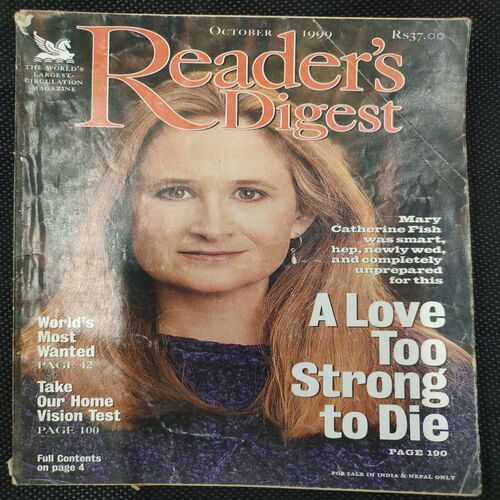Reader’s Digest . Edition :- ( October – 1999 )