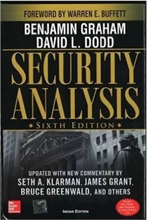 Security Analysis: Principles and Technique Book by Benjamin Graham and David Dodd Overview