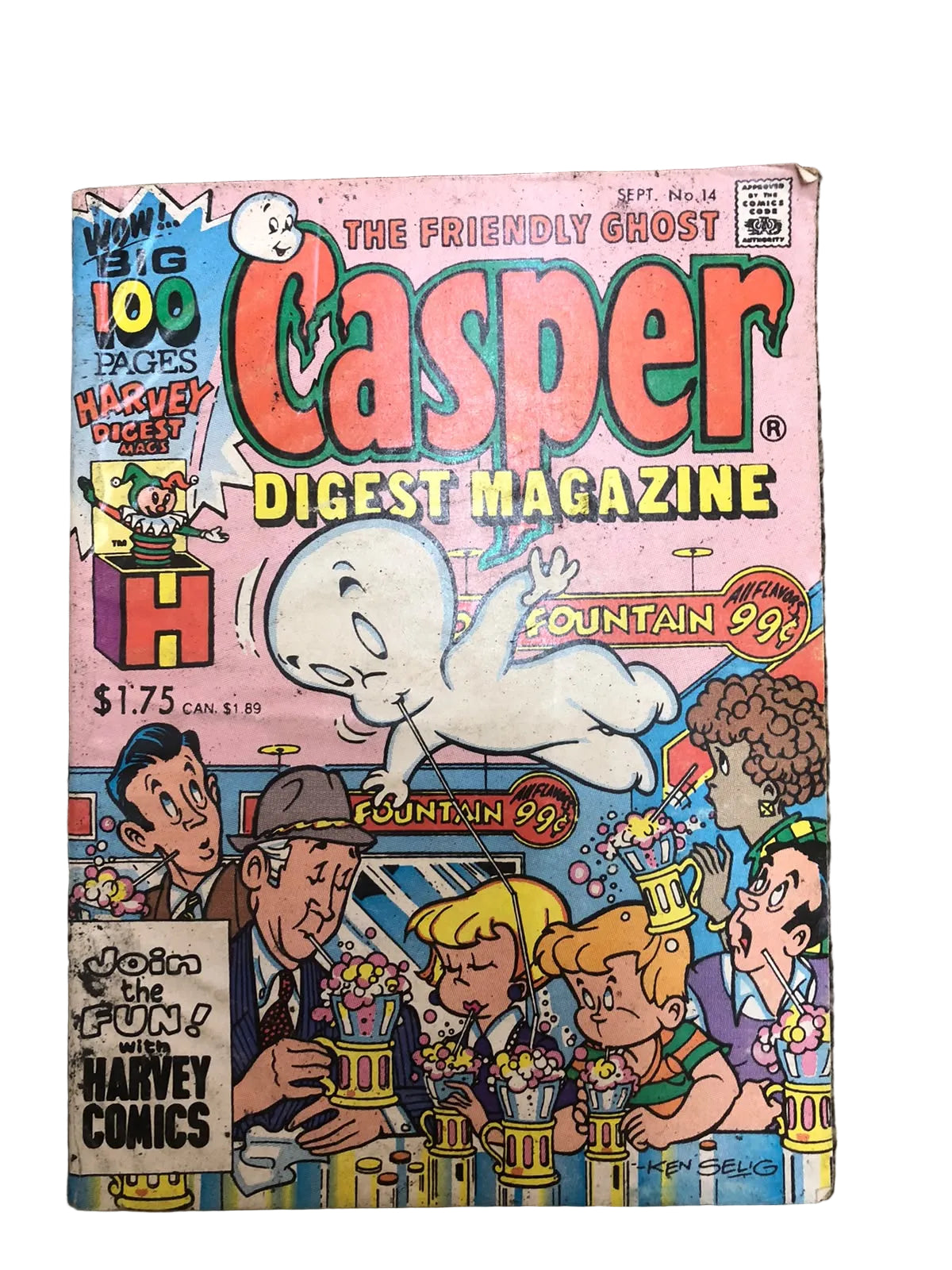 The Friendly Ghost Casper Digest Magazine #14