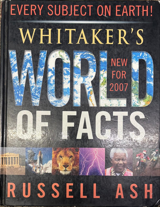 Whitaker's World of Facts 2007 Hardcover by Thriller Novels
