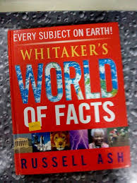 Whitakers World of Facts Hardcover by Russell Ash (Rare)