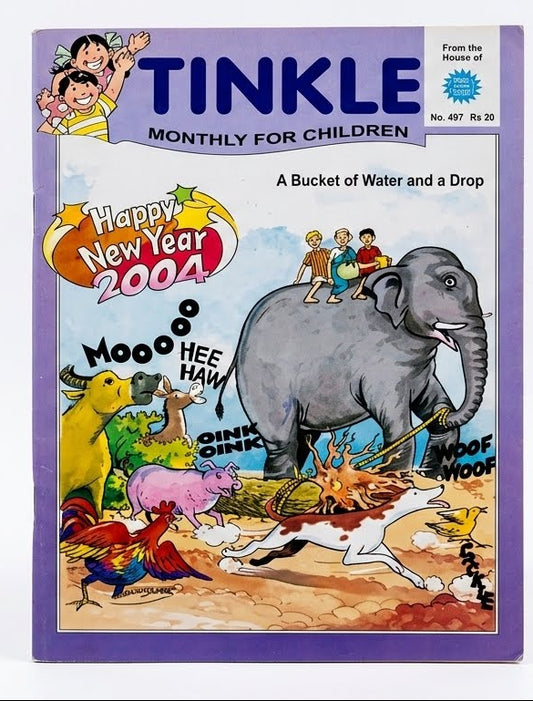 A Bucket of Water and a Drop (Tinkle Digest) By Amar Chitra Katha 