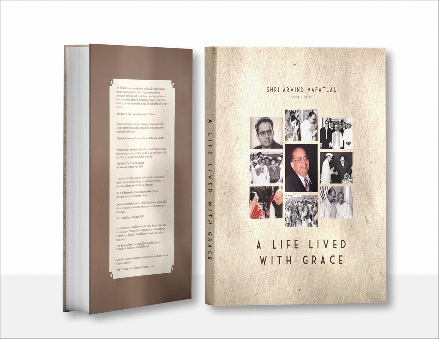 A LIFE LIVED WITH GRACE Hardcover by Ms. Mini Chandran Kurian (Rare)
