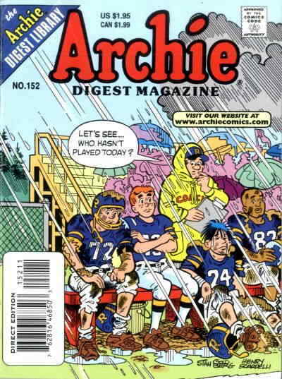 Archie digest magazine  no.152 (rare)