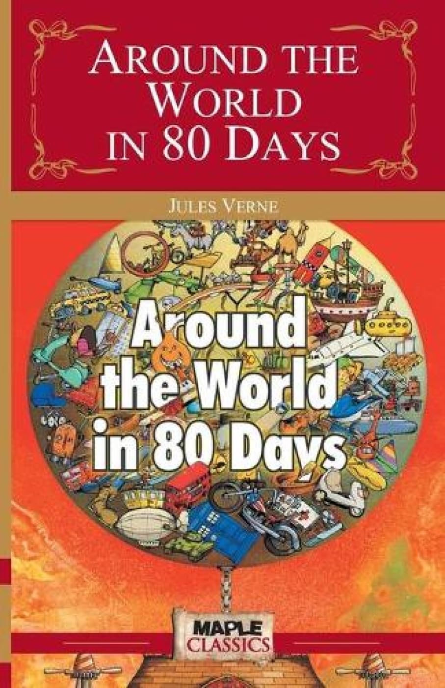 Around the World in Eighty Days Paperback by Jules Verne