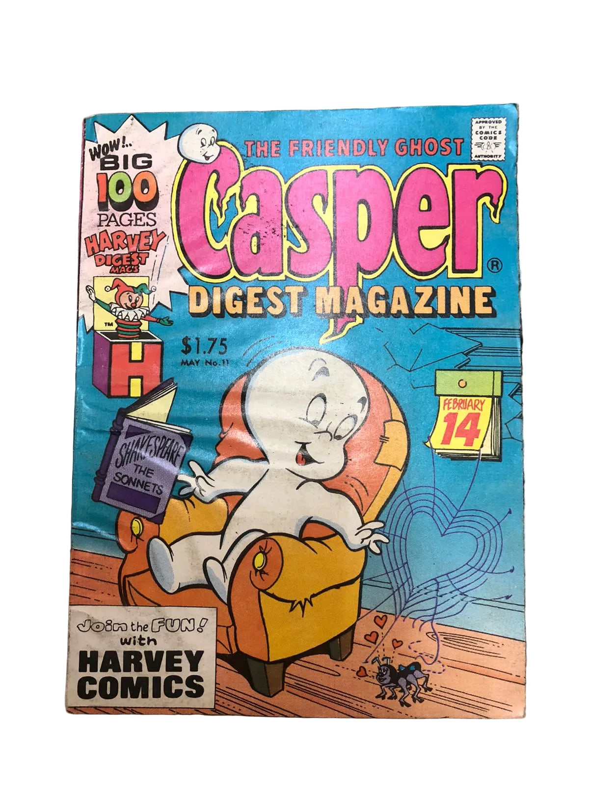 Casper Digest Magazine #11 published by Harvey Comics in May 1990.