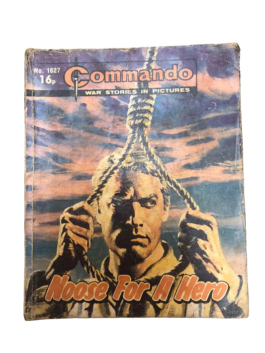 Commando: War Stories in Pictures (Issue No. 1627) titled "Noose for a Hero".