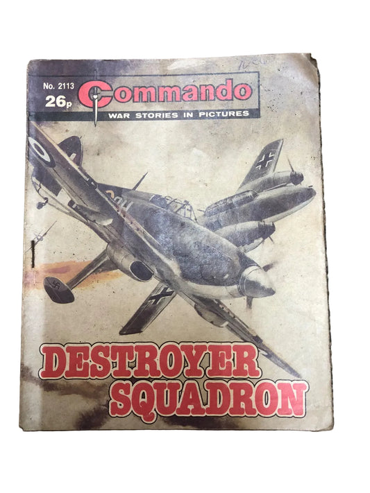 Commando: War Stories in Pictures (Issue No. 2113), titled "Destroyer Squadron", published by D.C. Thomson & Co. Ltd. in 1987