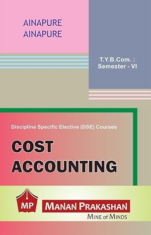 Cost Accounting" for the T.Y.B.Com