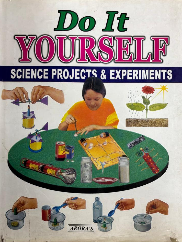Do It YOURSELF SCIENCE PROJECTS & EXPERIMENTS Hardcover (Rare)