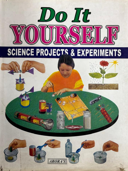 Do It YOURSELF SCIENCE PROJECTS & EXPERIMENTS Hardcover (Rare)
