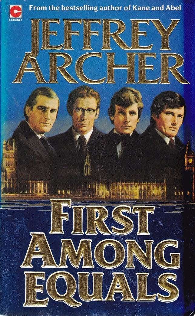 First Among Equals By Jeffrey Archer
