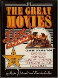 Great movies--live: a pop-up book book by maxim jakubowski (rare)
