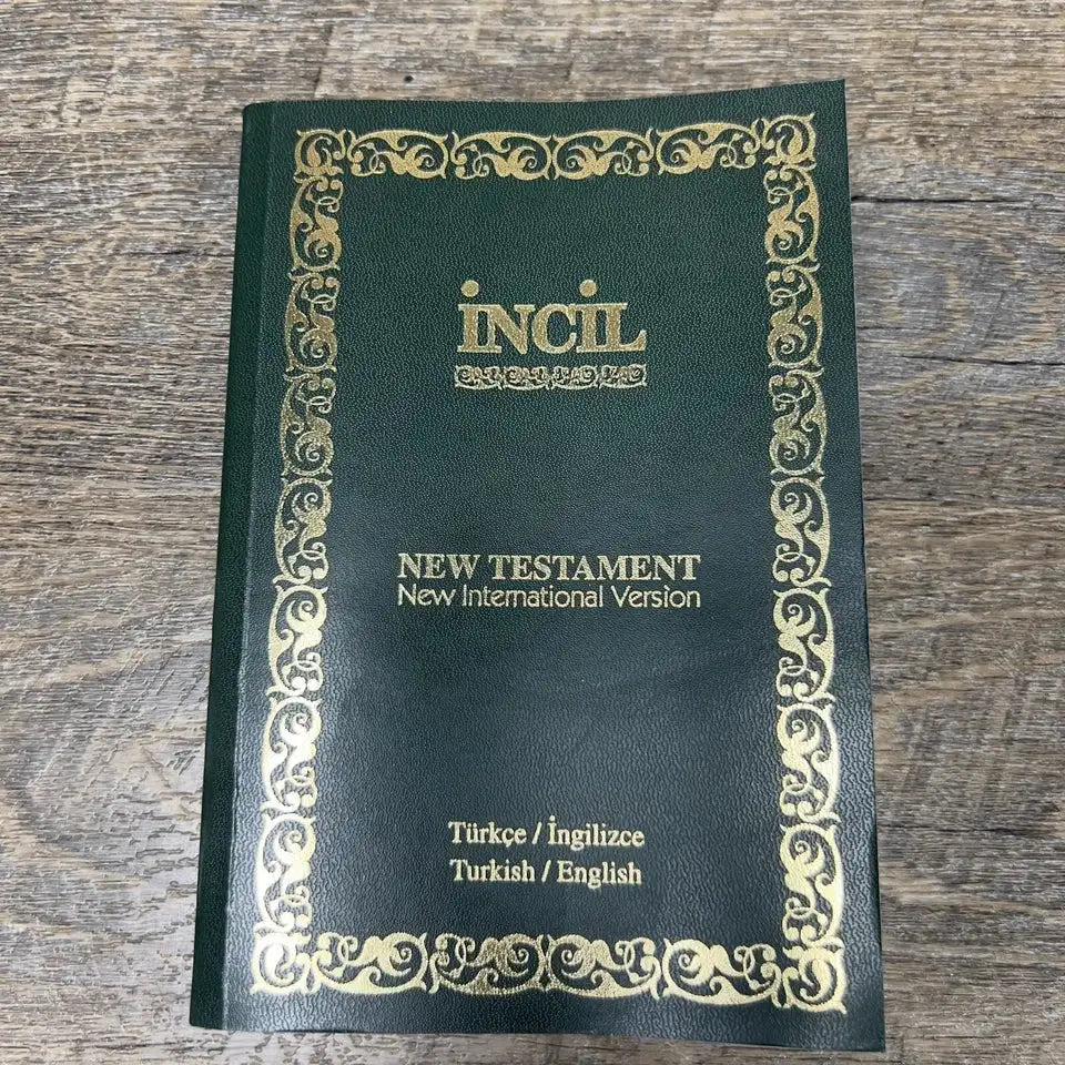 Green INCIL TURKISH / ENGLISH NEW TESTAMENT International Bible Society 1st Ed