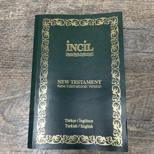 Green INCIL TURKISH / ENGLISH NEW TESTAMENT International Bible Society 1st Ed