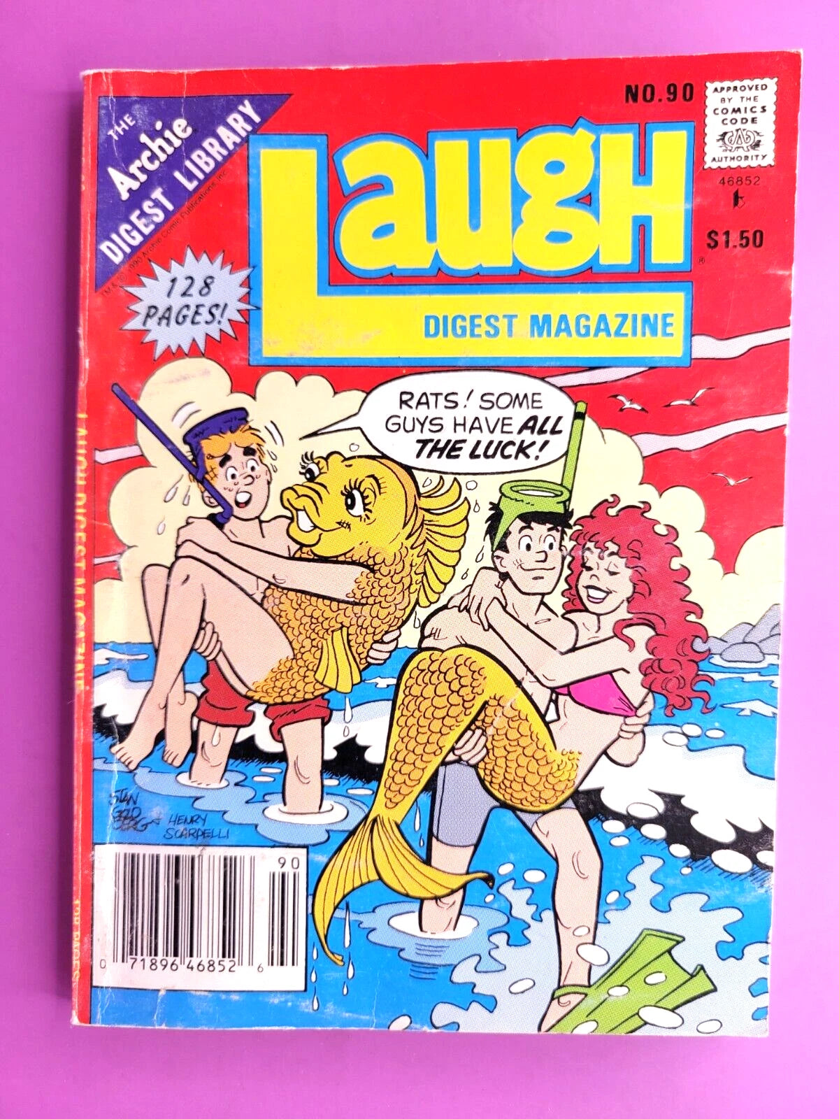 Laugh Digest Magazine" No. 90, (Rare)