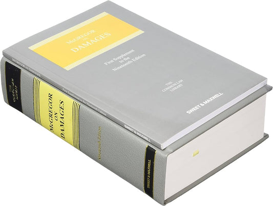 McGregor on Damages 13th ed, By Harvey McGregor ( Rare )