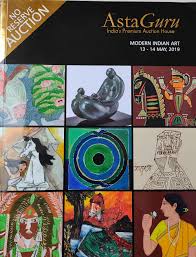 Modern Indian Art ( India's Premium Auction House ) by Asta Guru Hardcover (Rare)