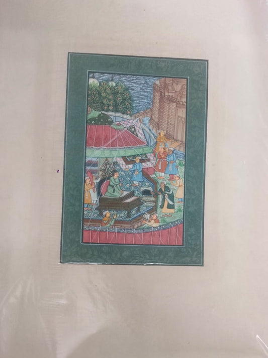 Mughal Emperor Court Scene Painting | Rare Arts & Painting