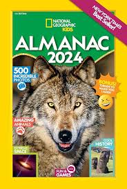 NAT GEO KIDS ALMANAC 2024 U S ED By National Geographic Kids    second hand books online