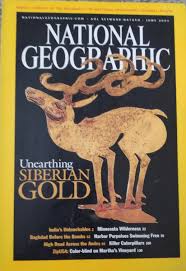 National Geographic Magazine (Unearthing siberian gold)   buy used books online