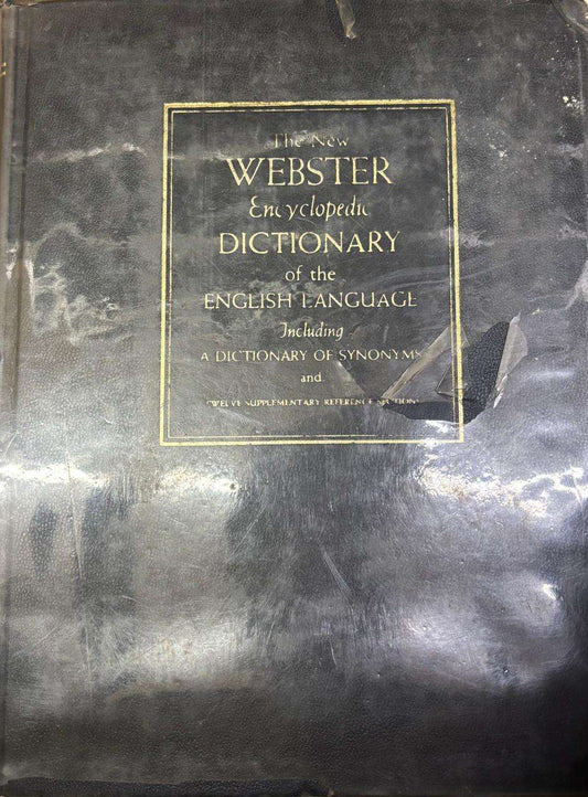 New Websters Encyclopedia Dictionary Of The English Language By  Outlet 