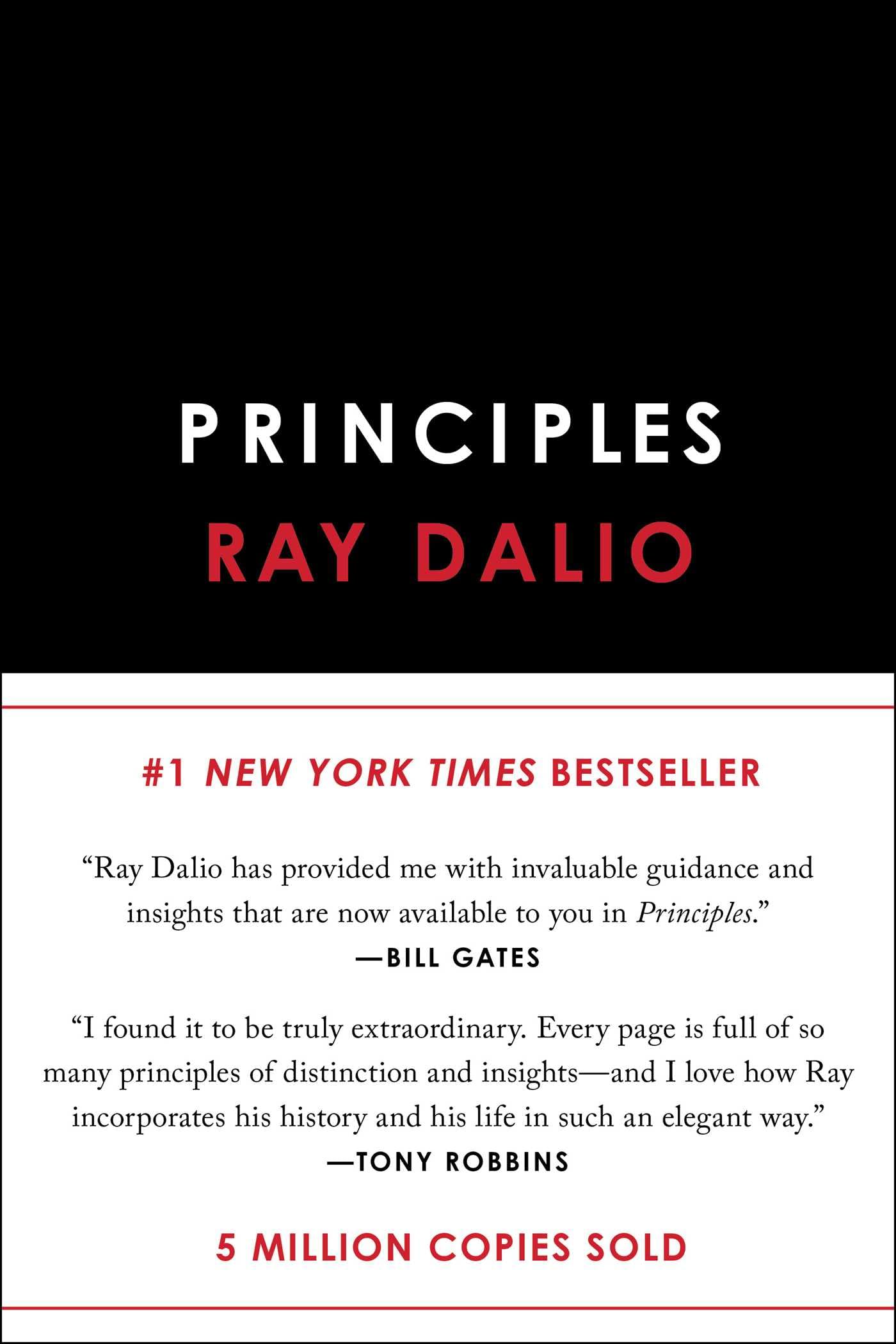 Principles Book Hardcover by Ray Dalio
