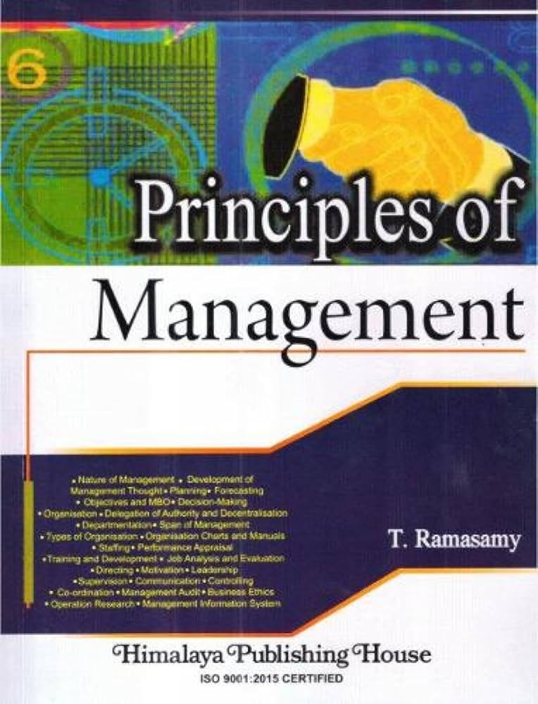 Principles Of Management,Ramasamy, By  T.Ramasamy