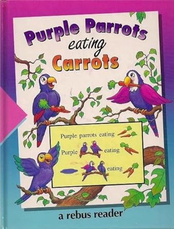 Purple Parrots Eating Carrots By  Alexander Alexander 