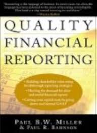 Quality Financial Reporting Hardcover By  Paul Miller