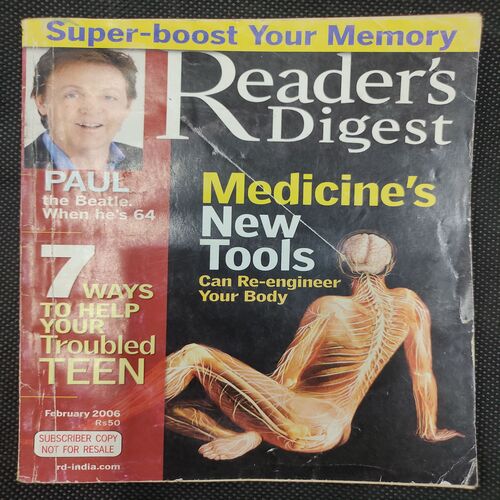 Reader’s Digest . Edition :- ( February 2006 )