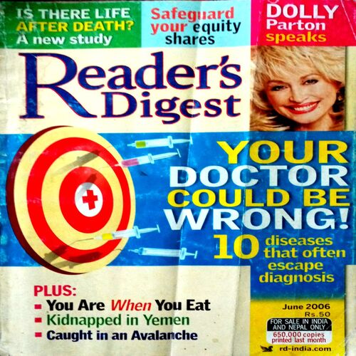 Reader’s Digest . Edition :- ( January 2006 )