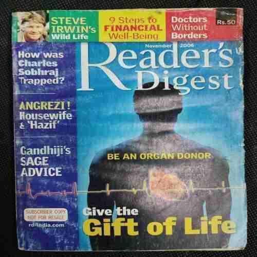Reader’s Digest . Edition :- ( November 2006)