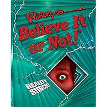 Ripley's Believe It Or Not Absolutely Unbelievable Hardcover By Ripley
