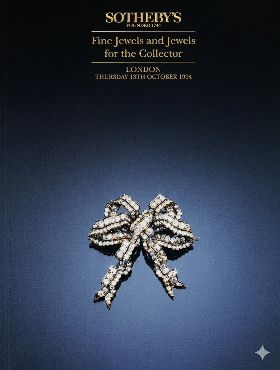 SOTHEBY'S FOUNDED 1744 Fine Jewels and Jewels for the Collector LONDON THURSDAY 13TH OCTOBER 1994      buy used books online